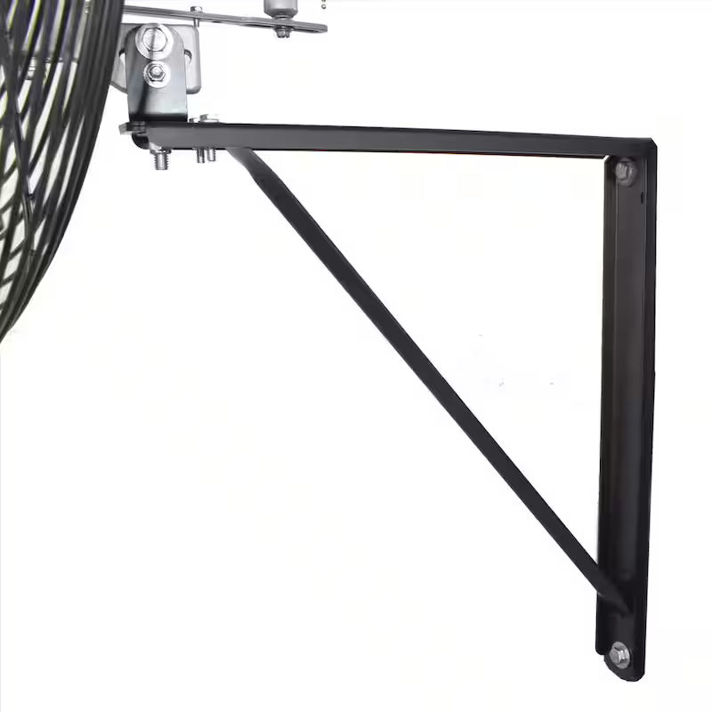 Black Oscillating Wall Mounted Fan Z232