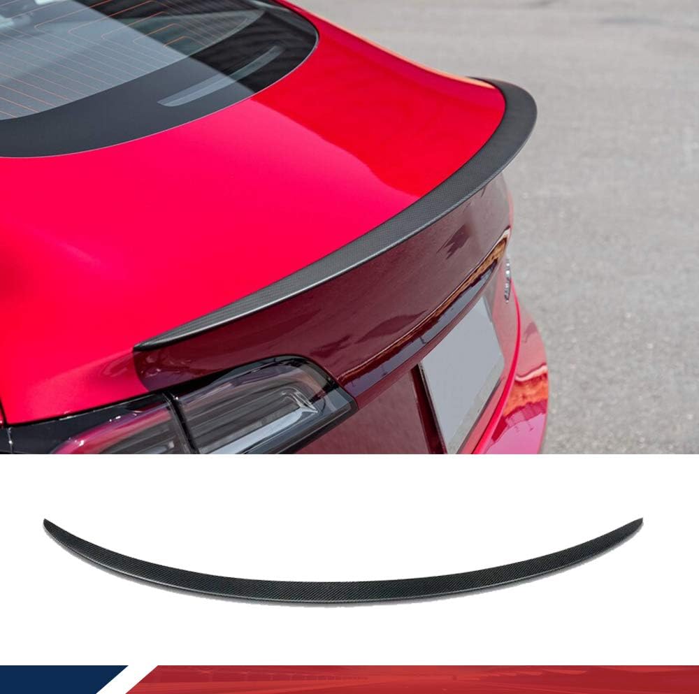 Real Carbon Fiber Rear Trunk Spoiler I655030