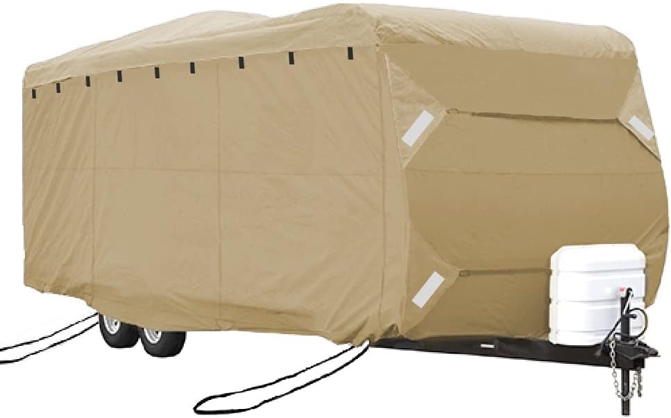 RV Cover 4-ply Top Panel Grey Fits 33'-35' Trailers Q759