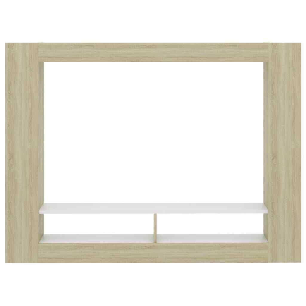 White Sonoma Oak Chipboard TV Cabinet S346334