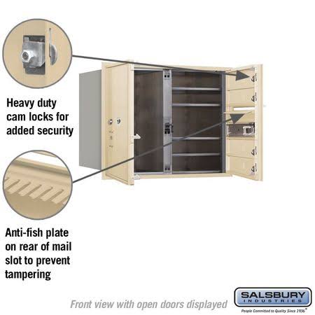 4C Horizontal Mailbox, Sandstone Z782864