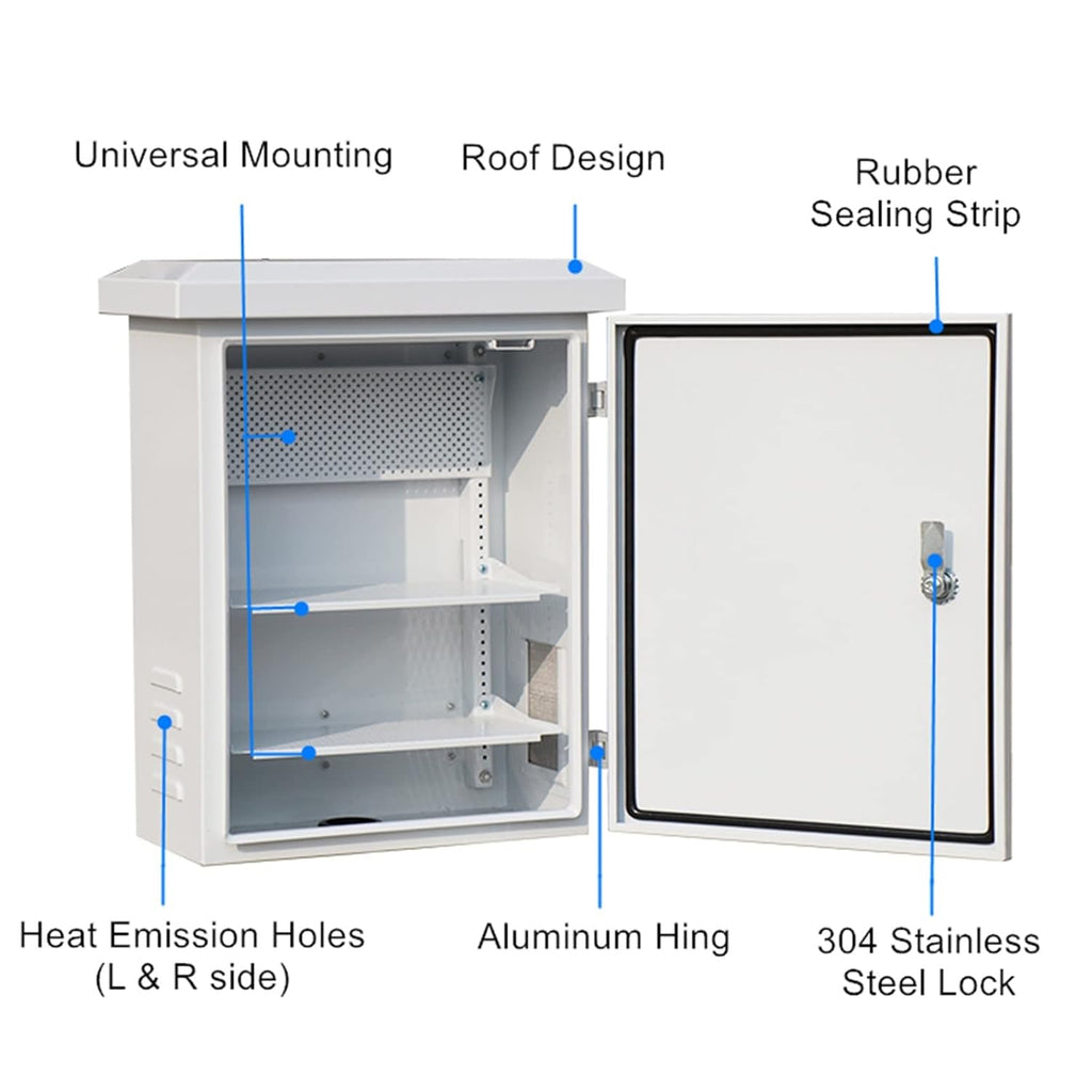Outdoor Stainless Steel Weatherproof Electrical Box with Mounting Plate T39216