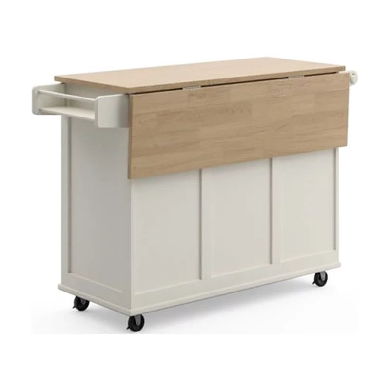 White Wood Kitchen Cart J3302