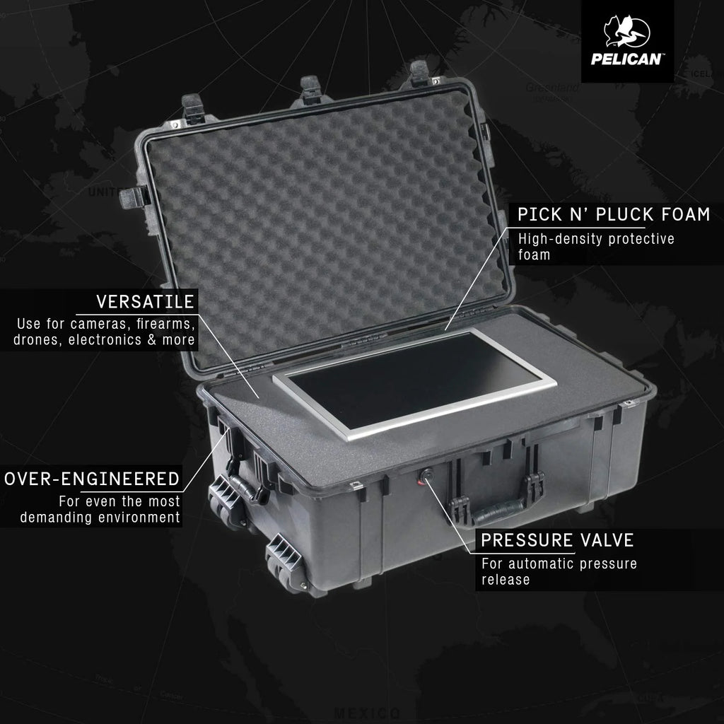 1650 Case with Foam (Black) D550