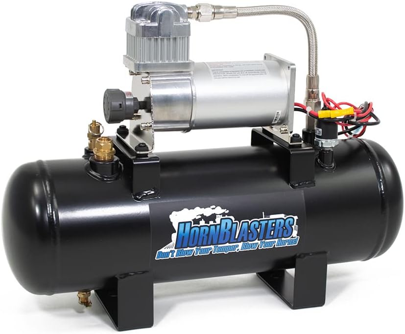 2 Gallon Train Horn Kit with 4 Trumpets Q26665
