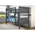 Twin Over Bunk Bed Dark Grey F315002