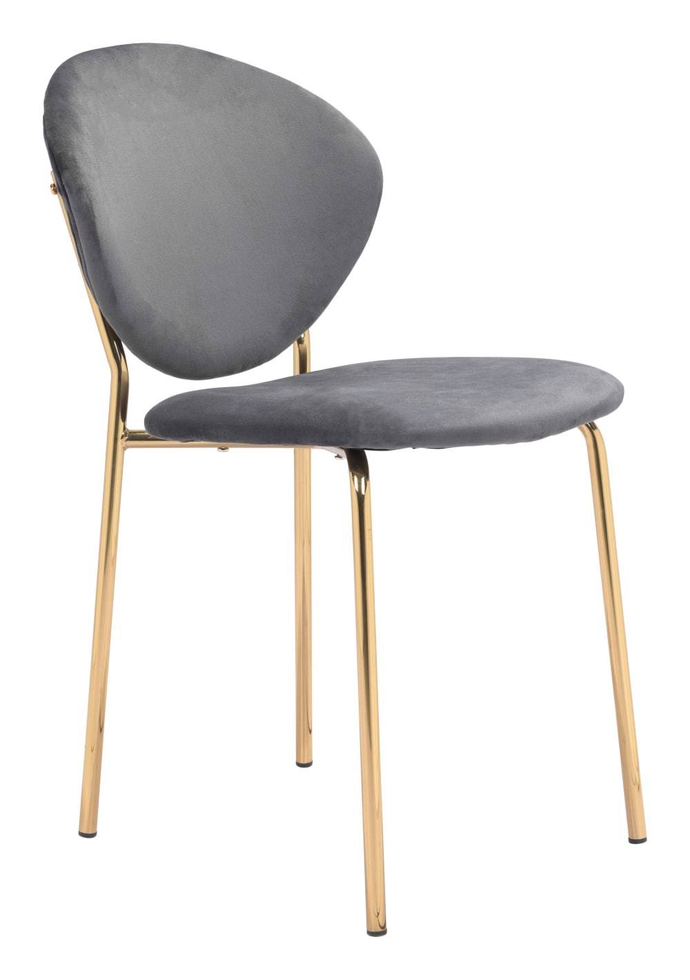 Black Leaf Print Dining Chair (Set of 2) M1920
