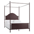 Oil Rubbed Bronze Metal Queen Canopy Bed S31189