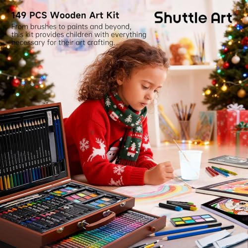 149 Piece Art Set in Wooden Case Y478607