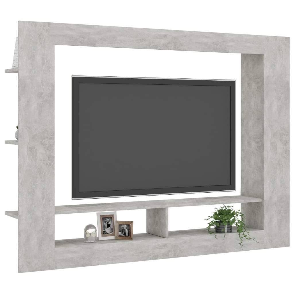 White Sonoma Oak Chipboard TV Cabinet S346334