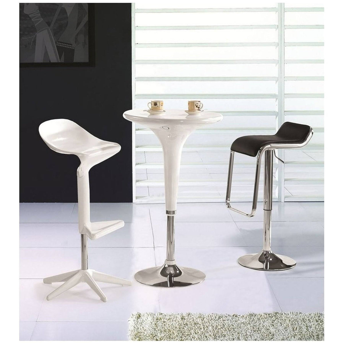 Brown Flat Bar Stool Chair G265