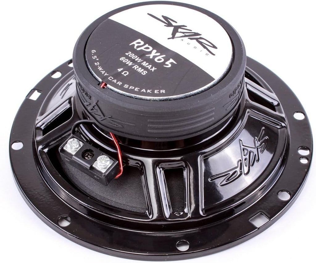6.5 200W 2-Way Coaxial Car Speakers, Pair X491
