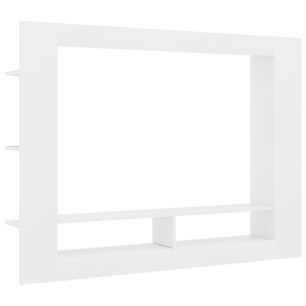 White Sonoma Oak Chipboard TV Cabinet S346334