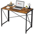 Folding Computer Desk Brown B524