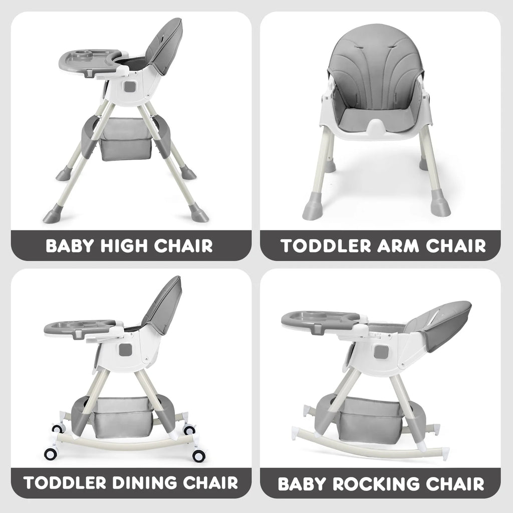 4-in-1 Convertible High Chair T9476
