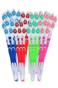 Large Head Medium Bristle Disposable Toothbrushes Multi Color Pack R178