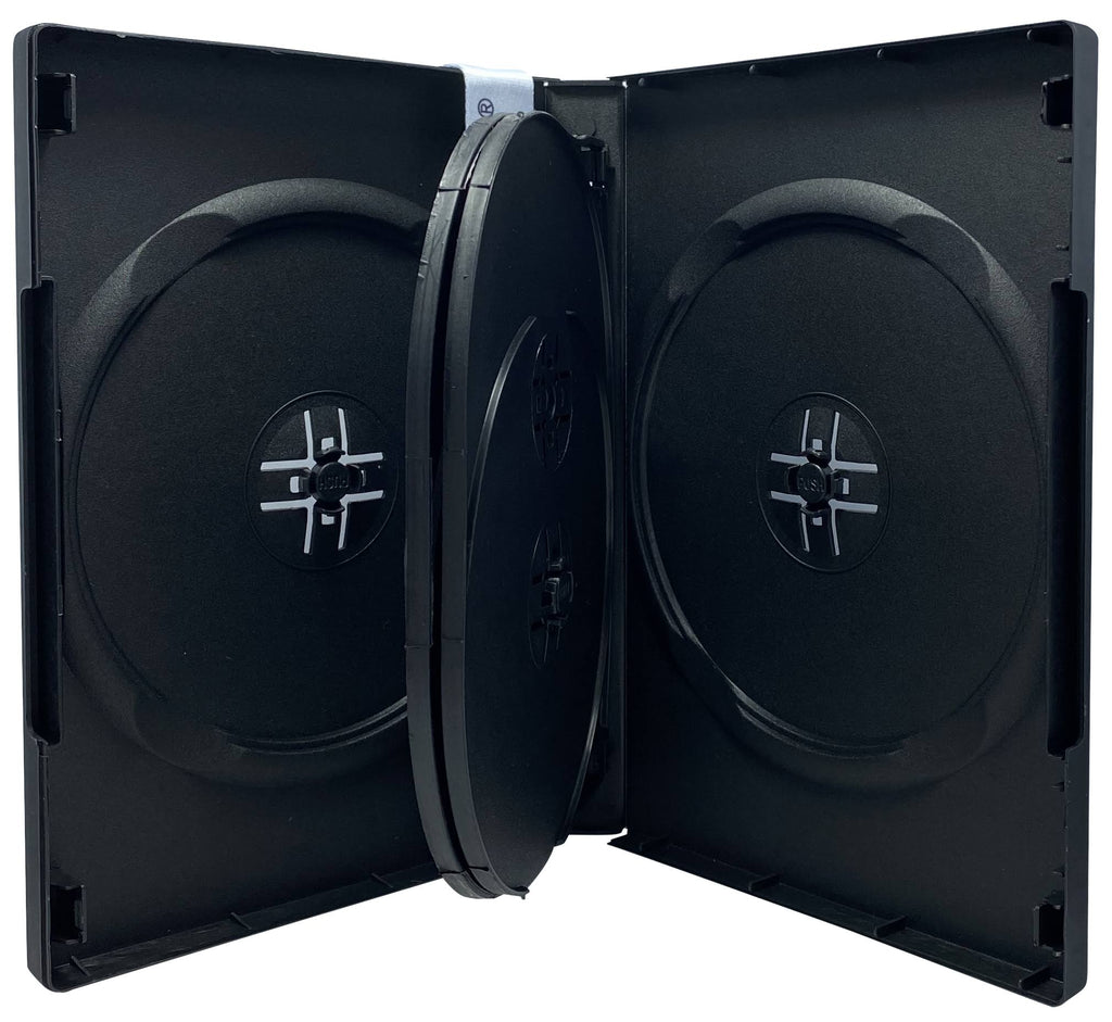 Black 6 Disc DVD Cases E8604
