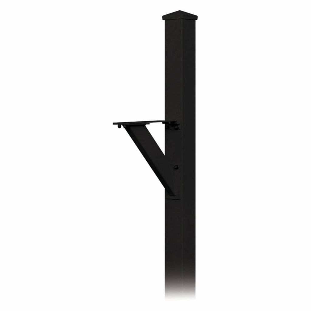 Black Decorative Mailbox Post Y49549
