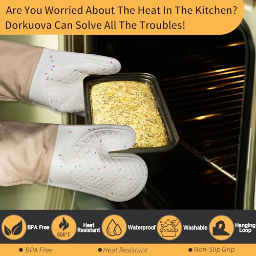 Silicone Oven Mitts, BPA-Free, 4 Pieces U315