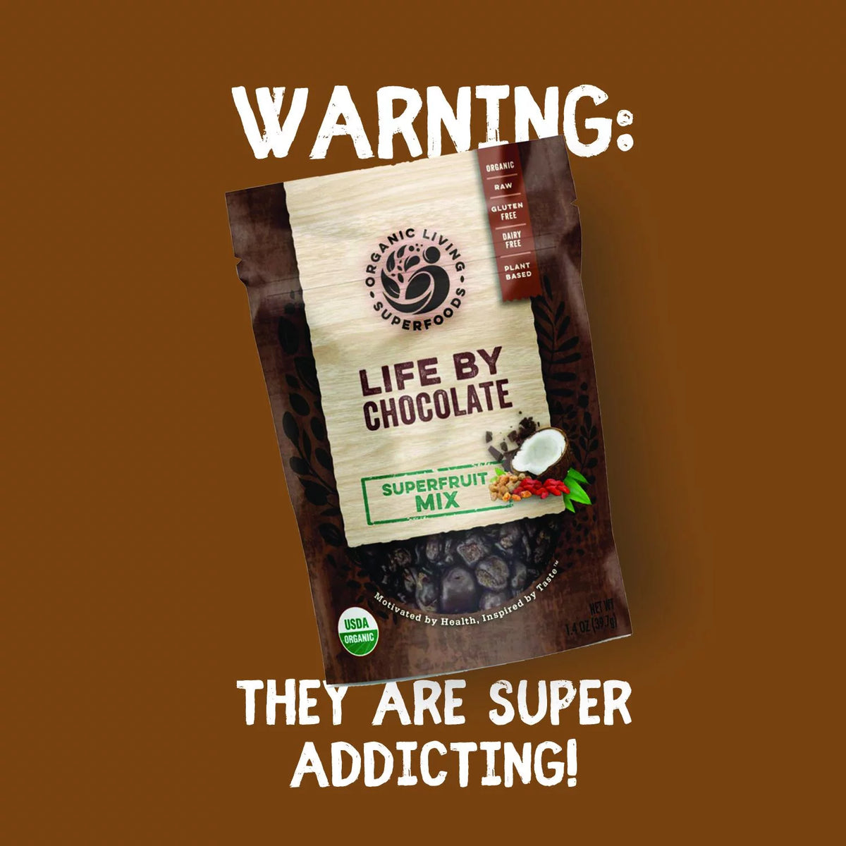 Organic Dark Chocolate Superfruit Mix 1.4oz A60411