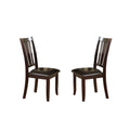 Espresso Slat Back Dining Chairs Set of 2 M8472