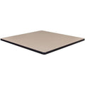 Beige Grey Square Laminate Table Top Z222711
