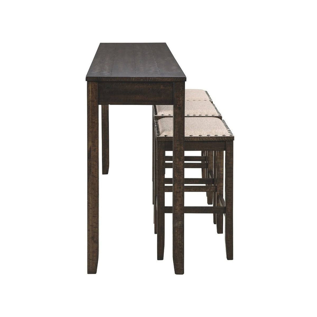 Rectangular 4 Piece Counter Height Dining Table Y2471