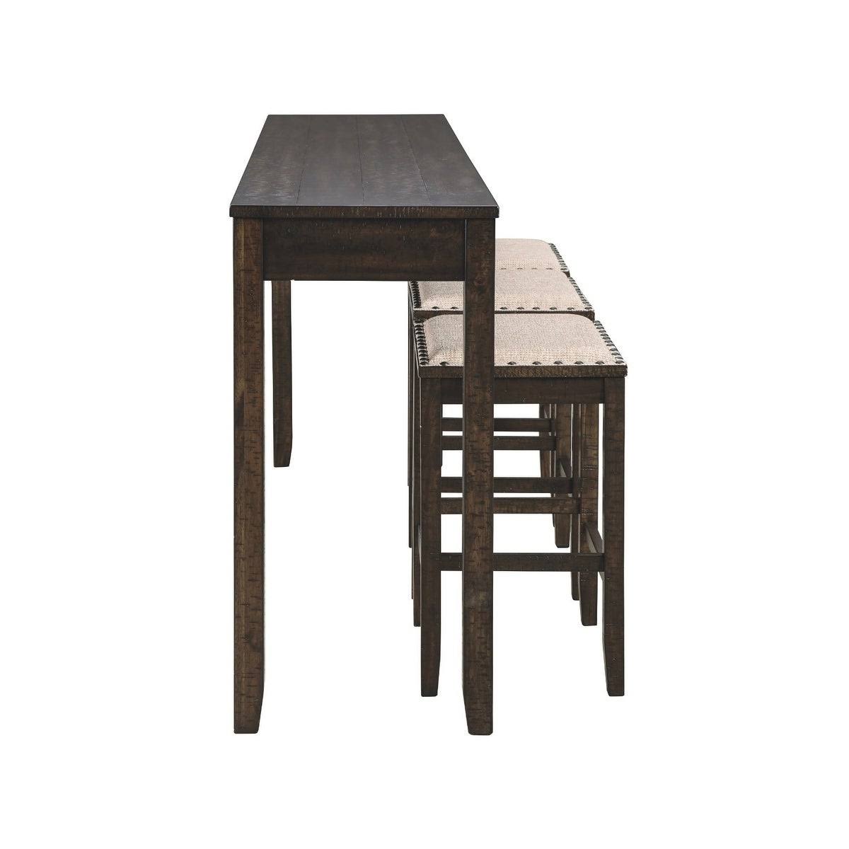 Rectangular 4 Piece Counter Height Dining Table Y2471