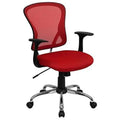 Red Mesh Office Chair L35107