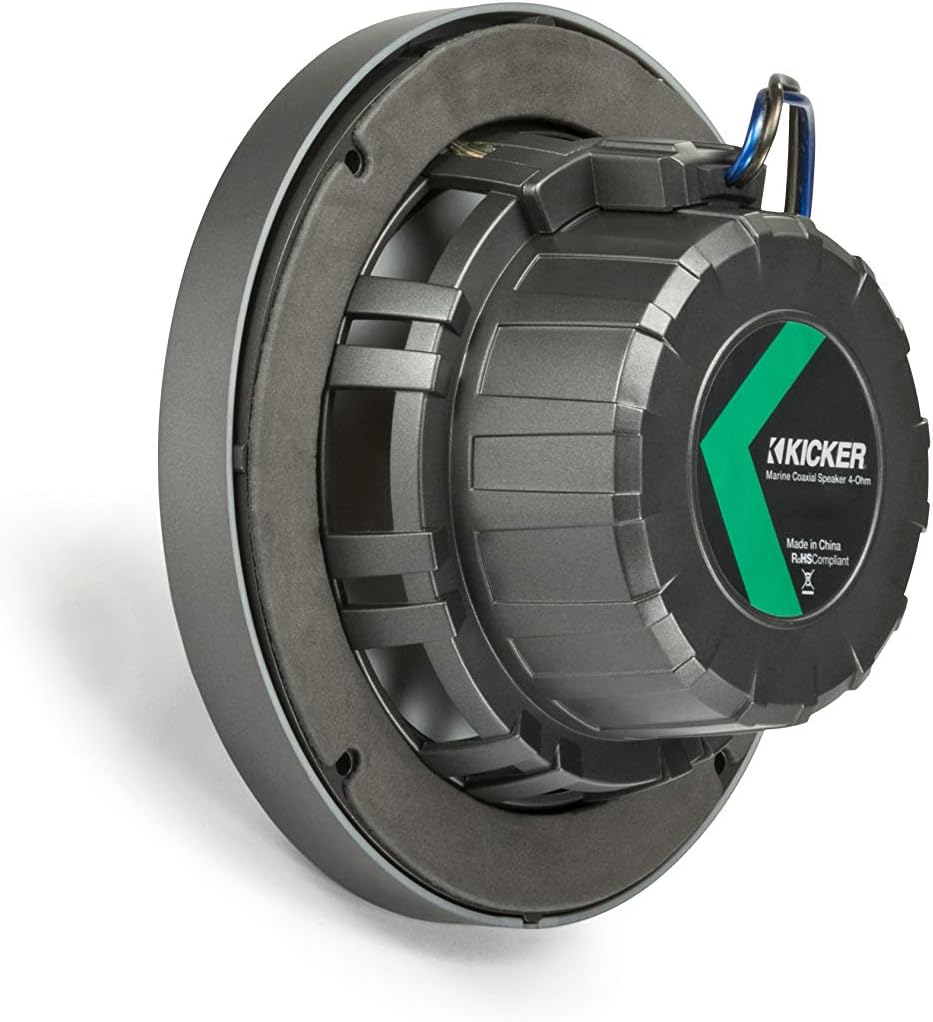 6.5" Charcoal Marine Speakers (Qty 2) 1 Pair S311