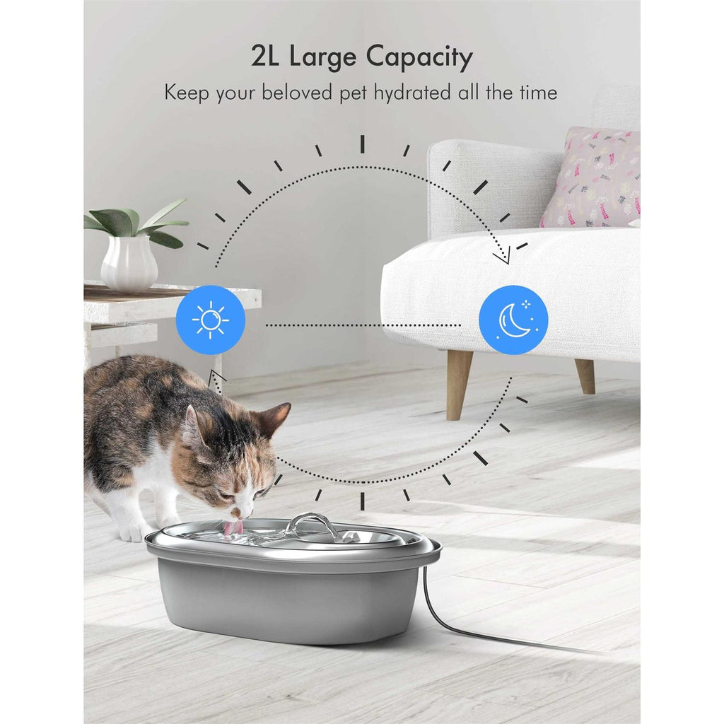 Cat Water Fountain Stainless Steel S24631