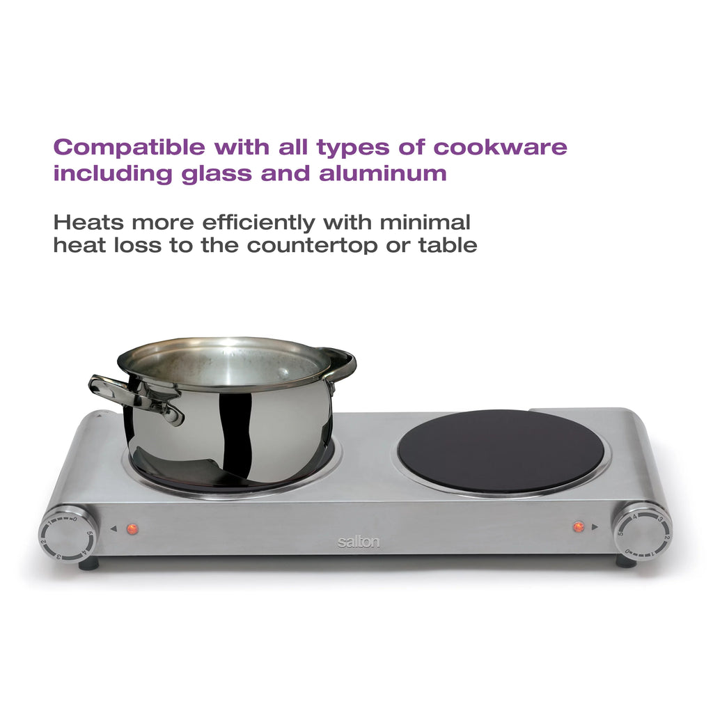 Portable Infrared Cooktop Double K41321