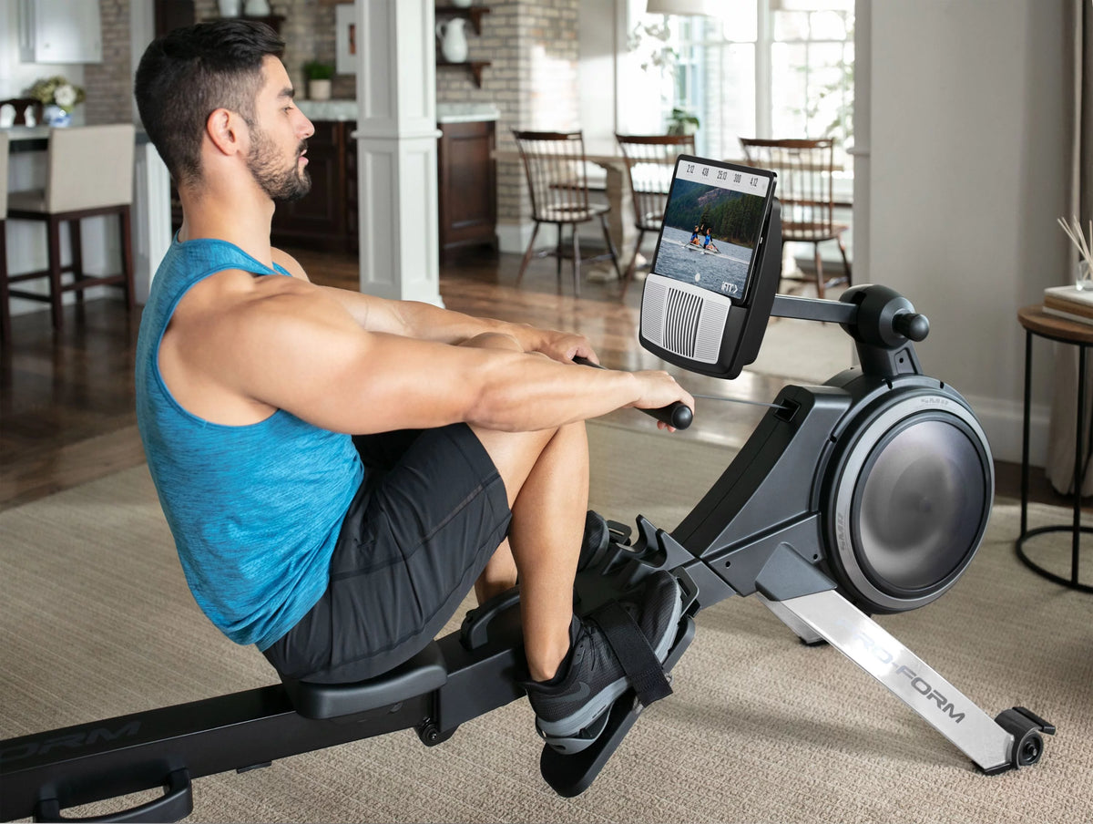 Rower with Display and Tablet Holder J209137