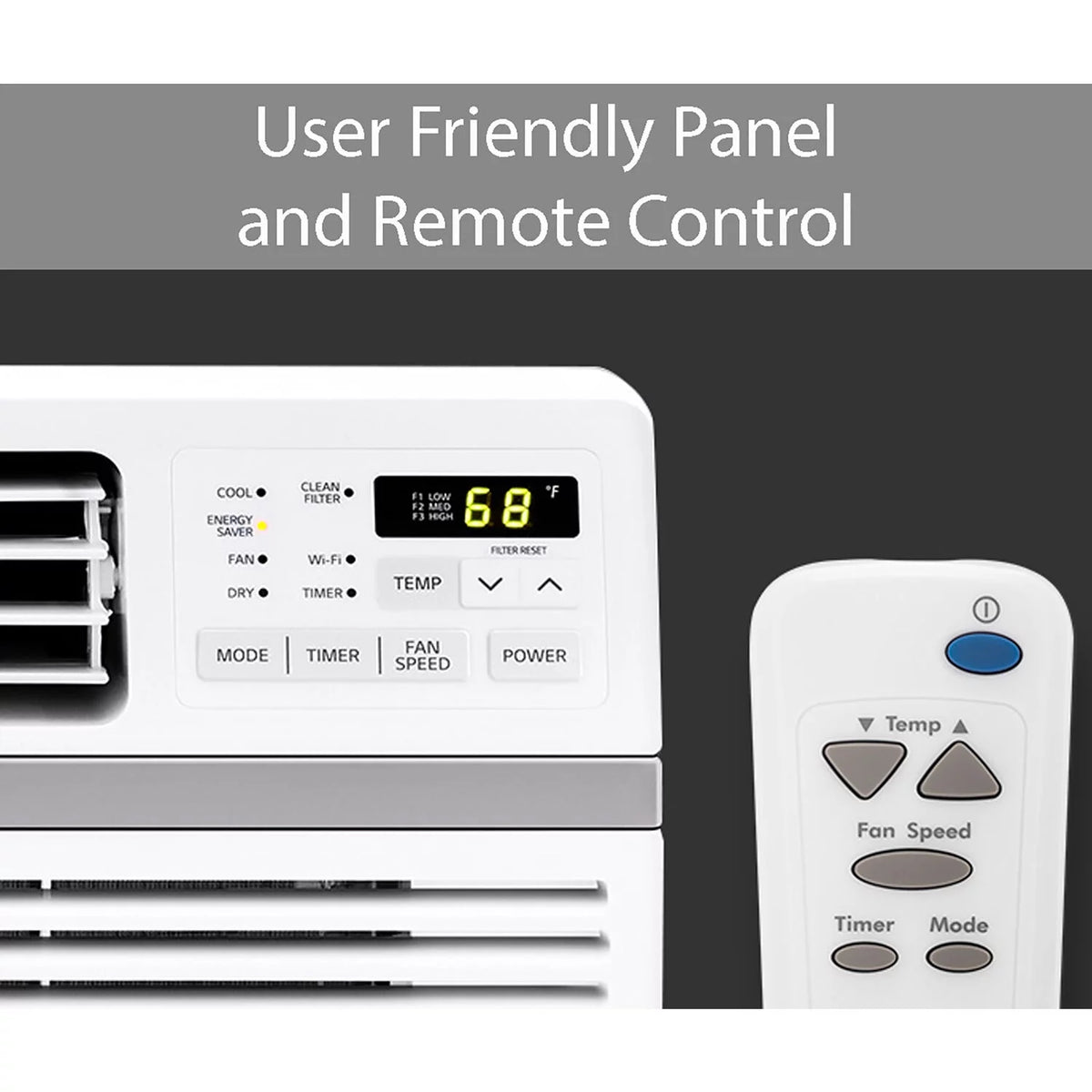 6,000 BTU Window-Mount Air Conditioner with Remote X3667