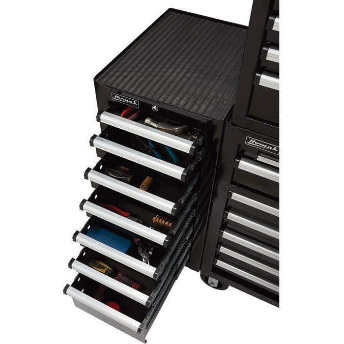 Blue 7 Drawer Side Cabinet V3260