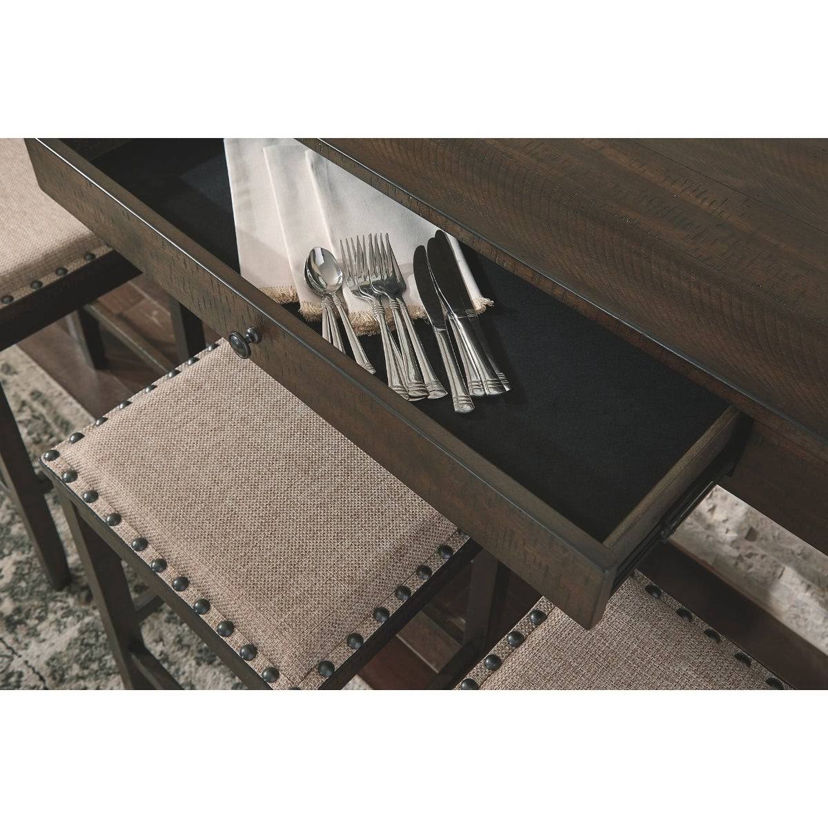Rectangular 4 Piece Counter Height Dining Table Y2471