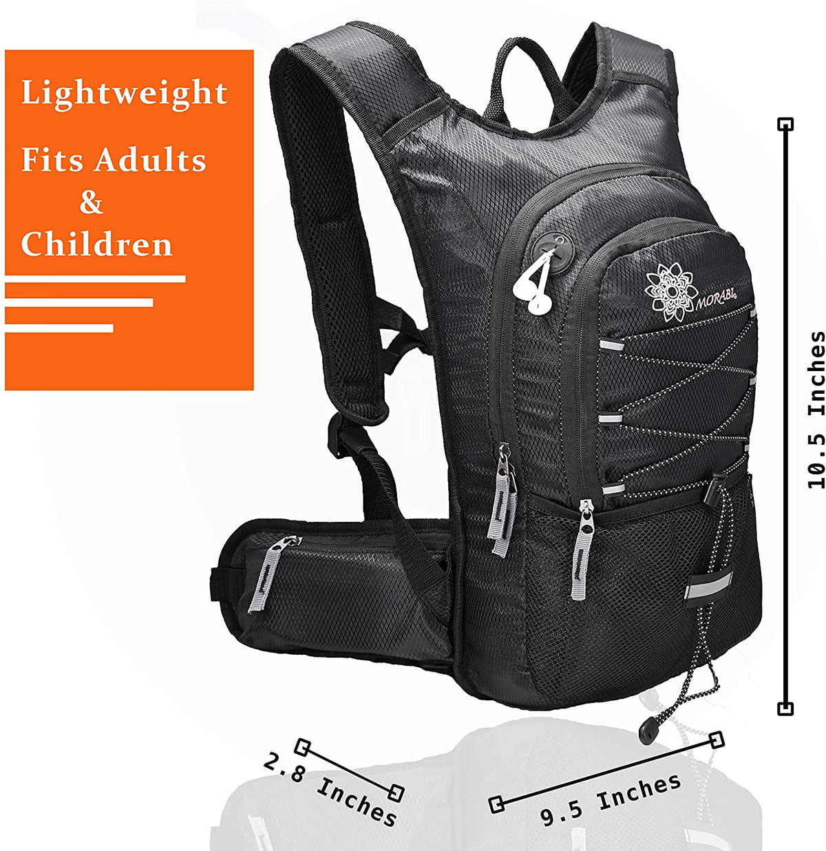 Insulated Hydration Backpack with 2L BPA Free Water Bladder A24904