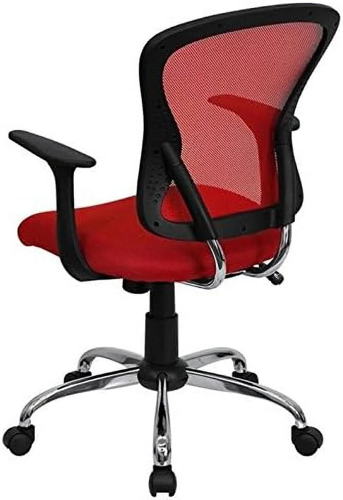 Red Mesh Office Chair L35107