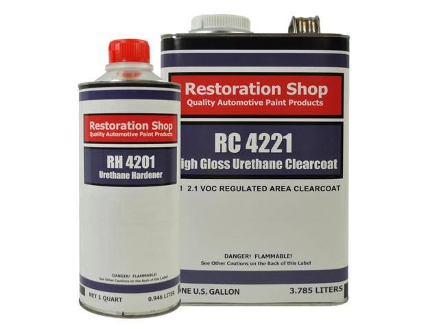 Scarlet Red 1 Gallon Automotive Car Paint Kit Urethane Basecoat Clearcoat X127