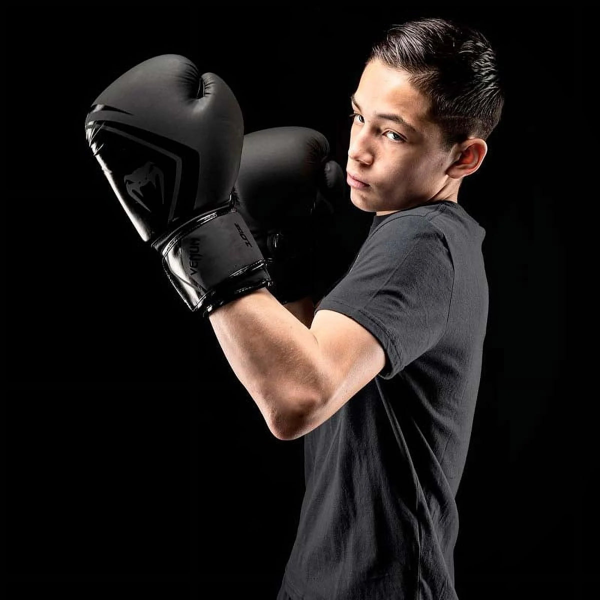 Black 16 oz Boxing Gloves R35768