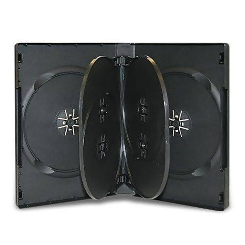 Black 6 Disc DVD Cases E8604