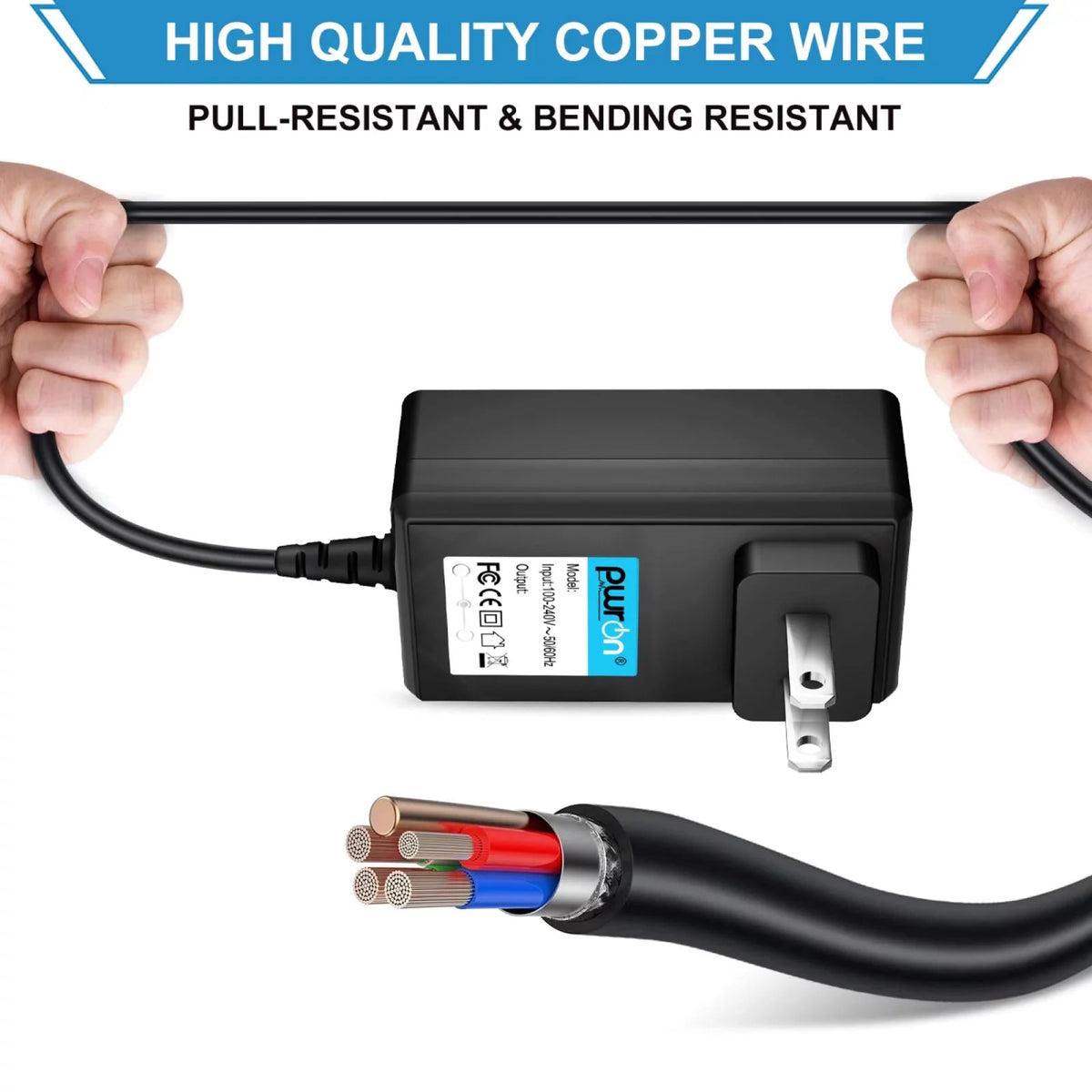18V AC/DC Adapter Replacement for Guitar Effect Pedal Power Supply Cord Q377