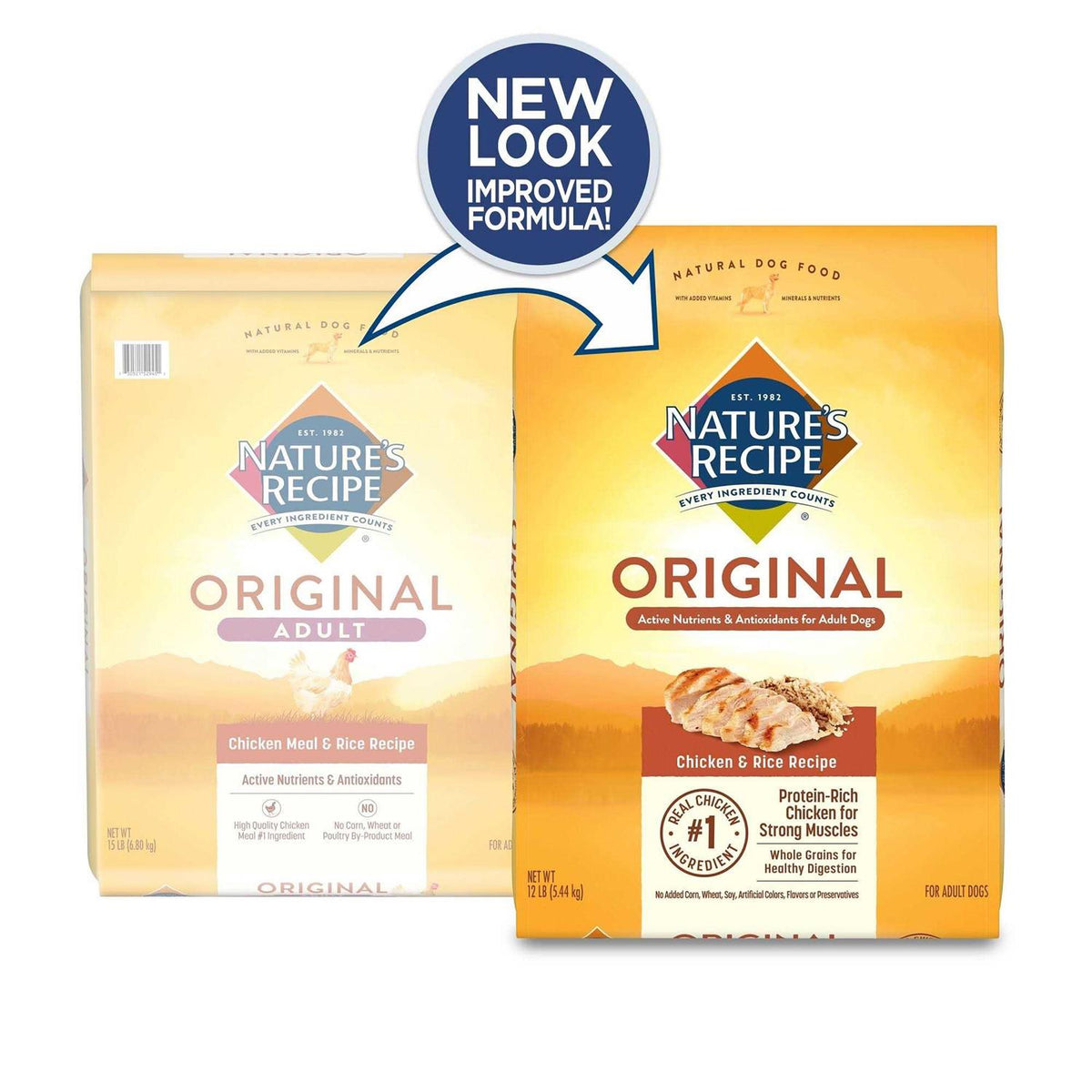 Chicken & Rice Dry Dog Food X194386