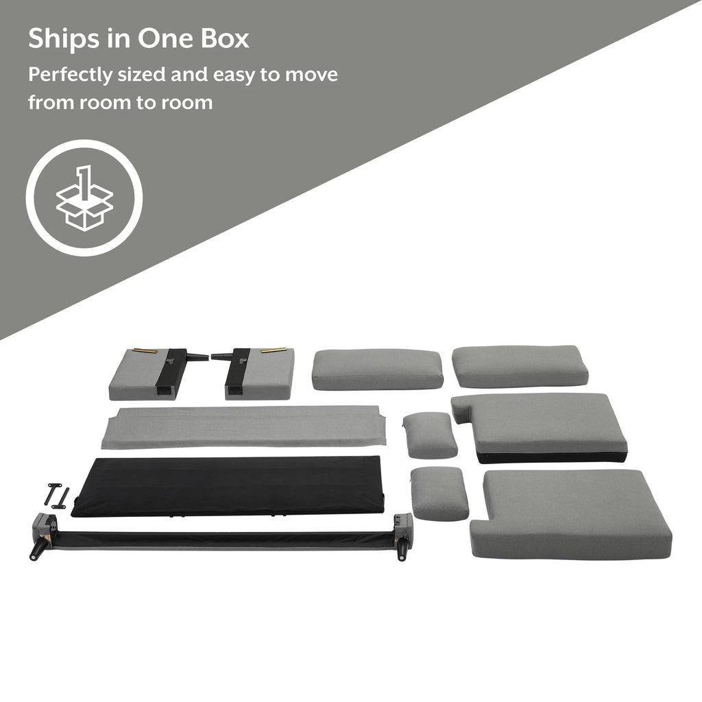 Mid Modern Sofa Smoke Grey C6898