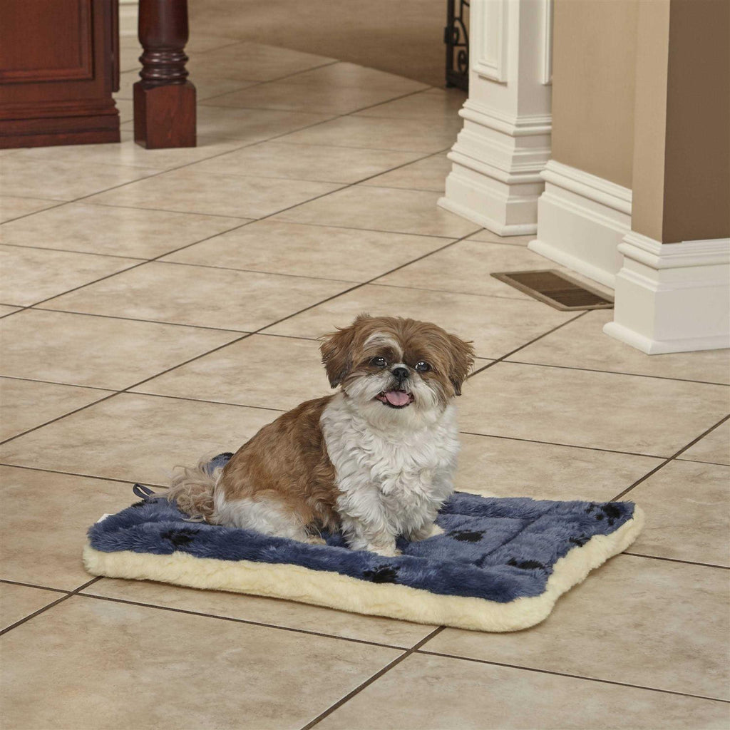 Reversible Paw-Print Pet Bed Z856