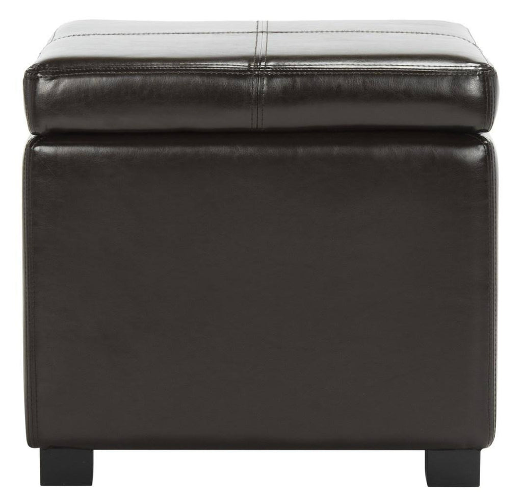 Brown Square Ottoman Q430