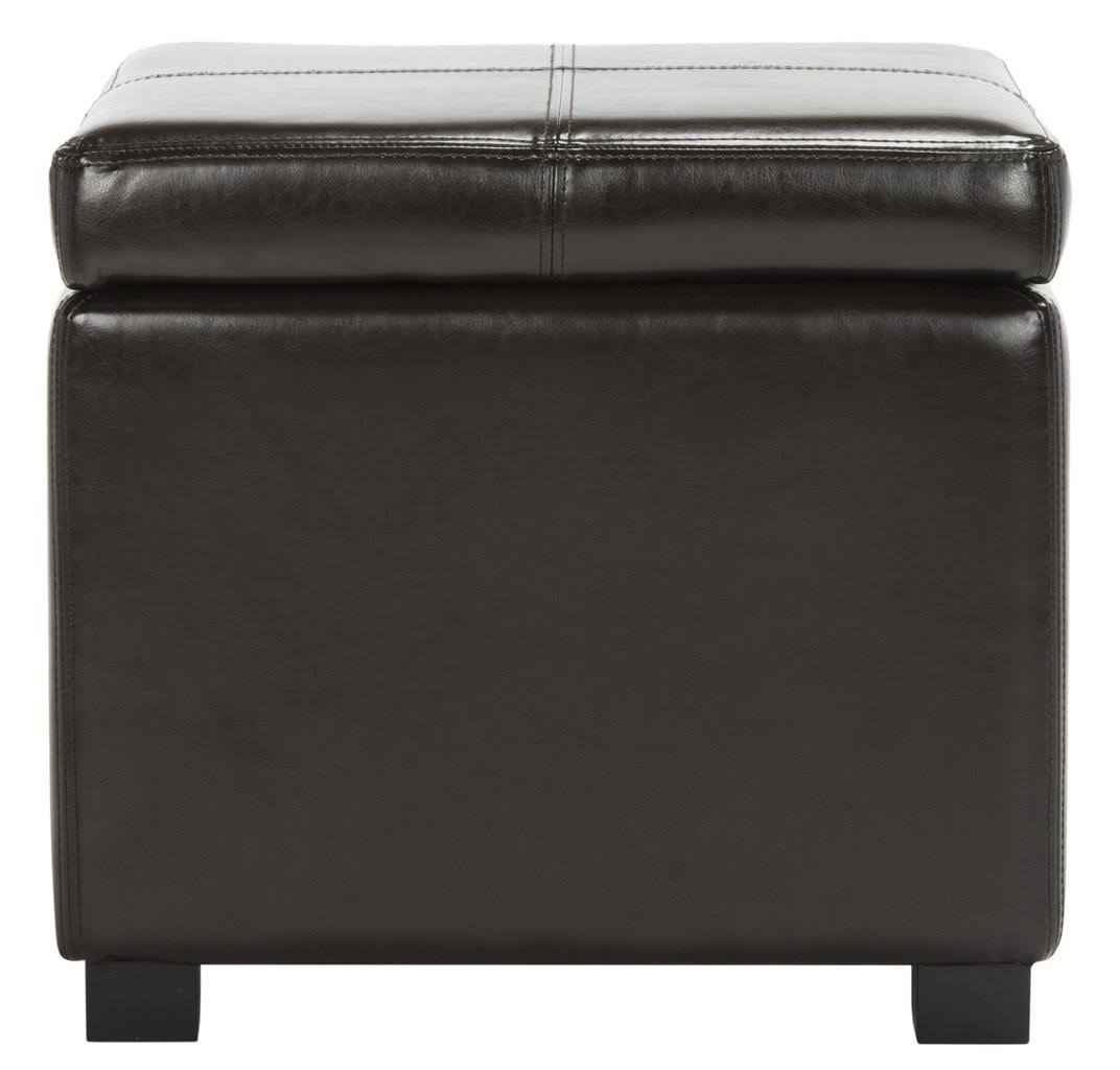 Brown Square Ottoman Q430