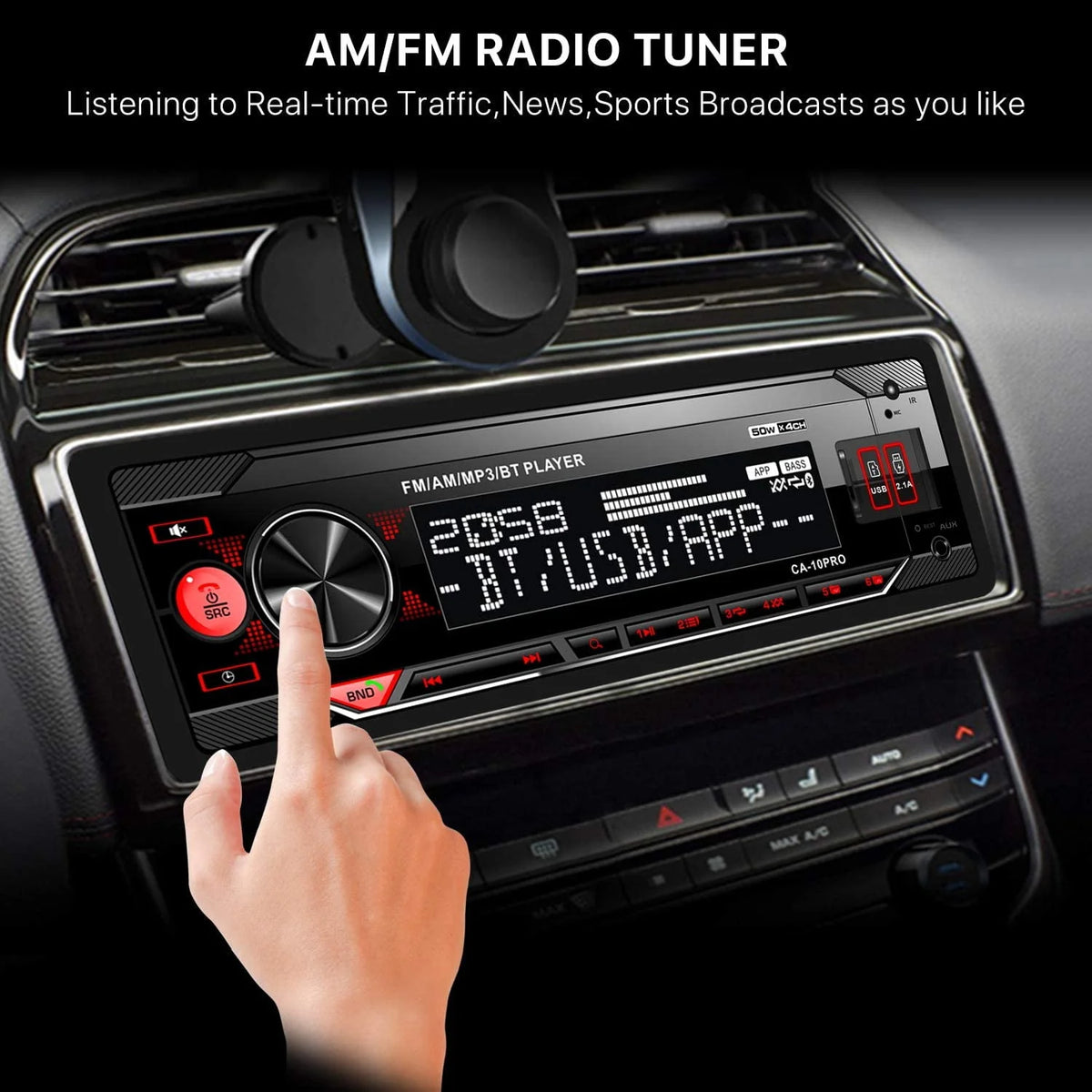 Single Din Bluetooth Car Stereo M38102