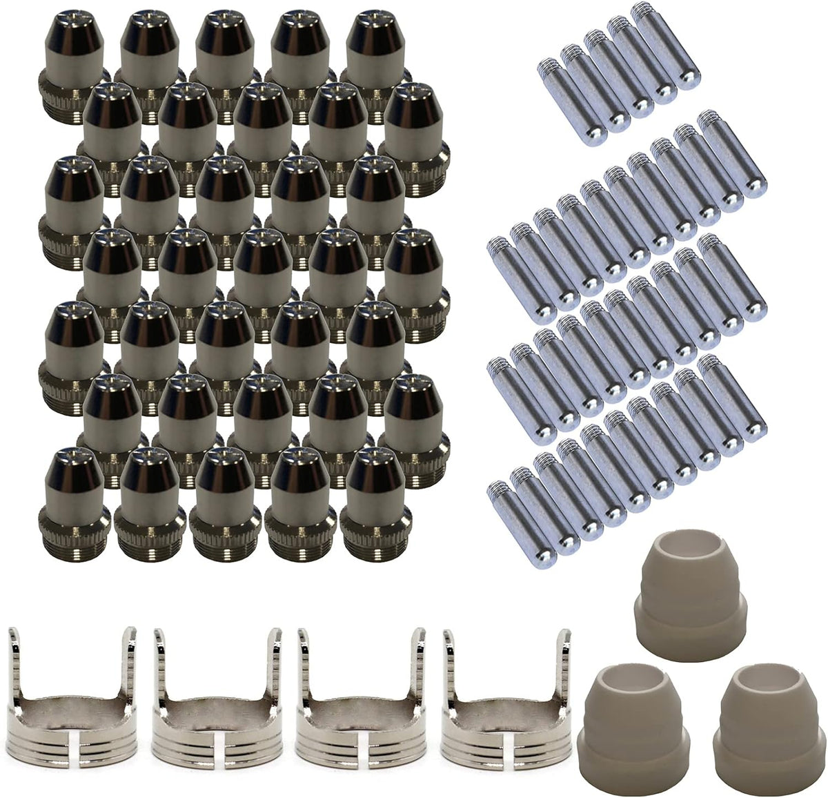 Plasma Cutter Consumables Sets, 77 Pieces X225