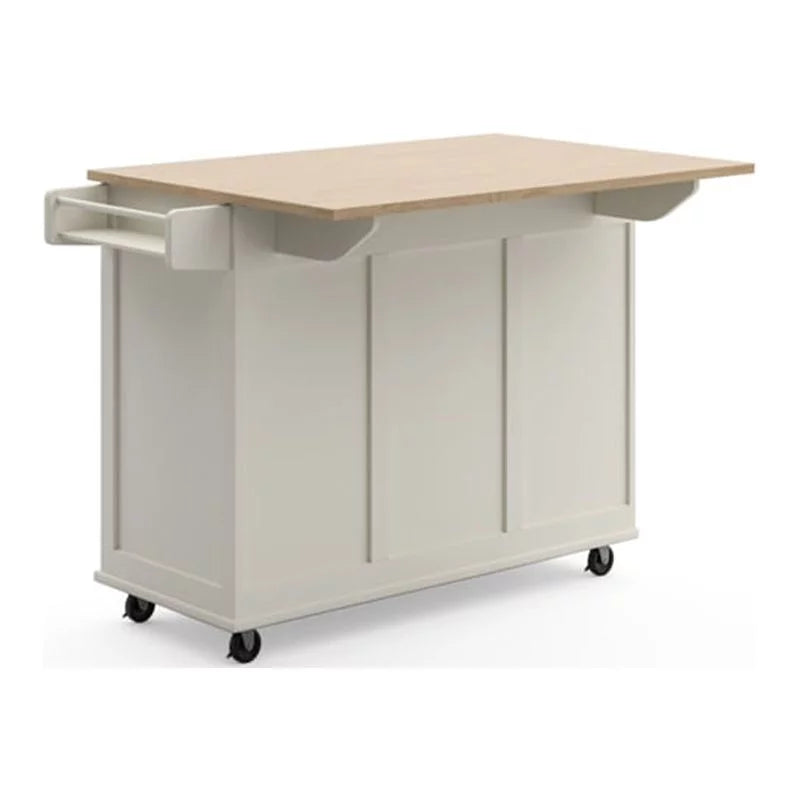 White Wood Kitchen Cart J3302